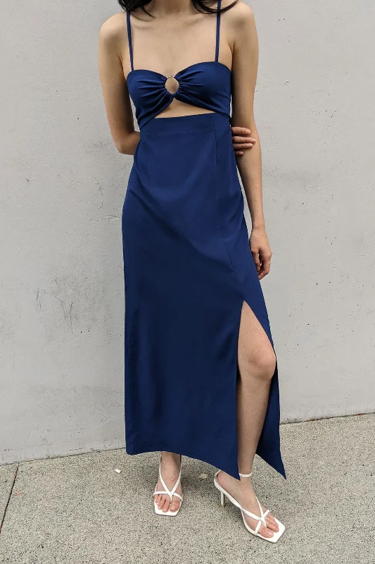 CUTOUT MIDI DRESS