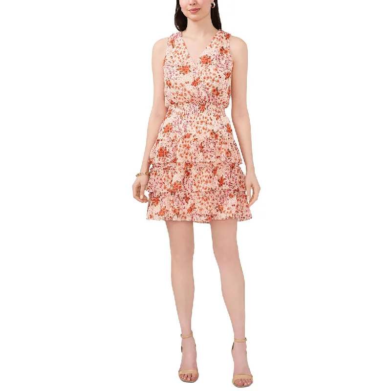 MSK Womens Floral Print  Cocktail And Party Dress