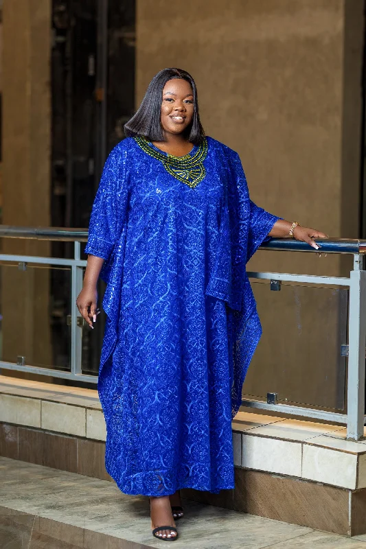 Sheba Majestic Maxi Dress - Royal Blue