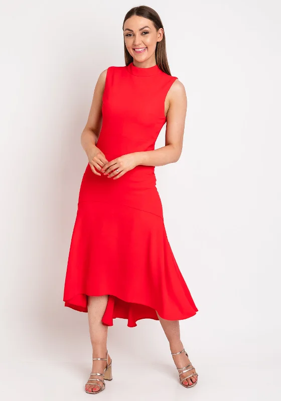 This Girl’s Curiosity Dipped Hem Maxi Dress, Coral