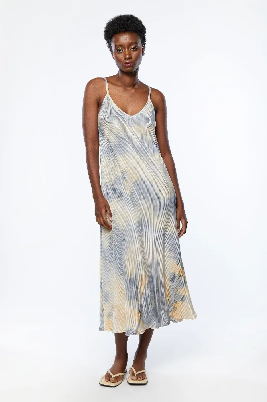 TIE DYE MIDI DRESS