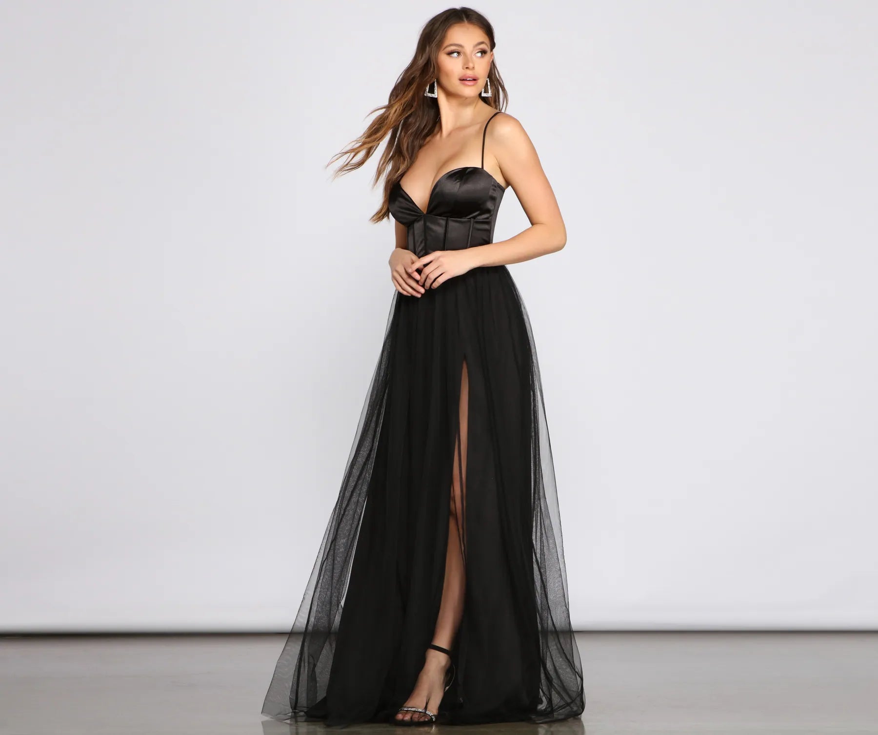 Weekend Sale Extravaganza Bria Mesh Tulle Corset Gown