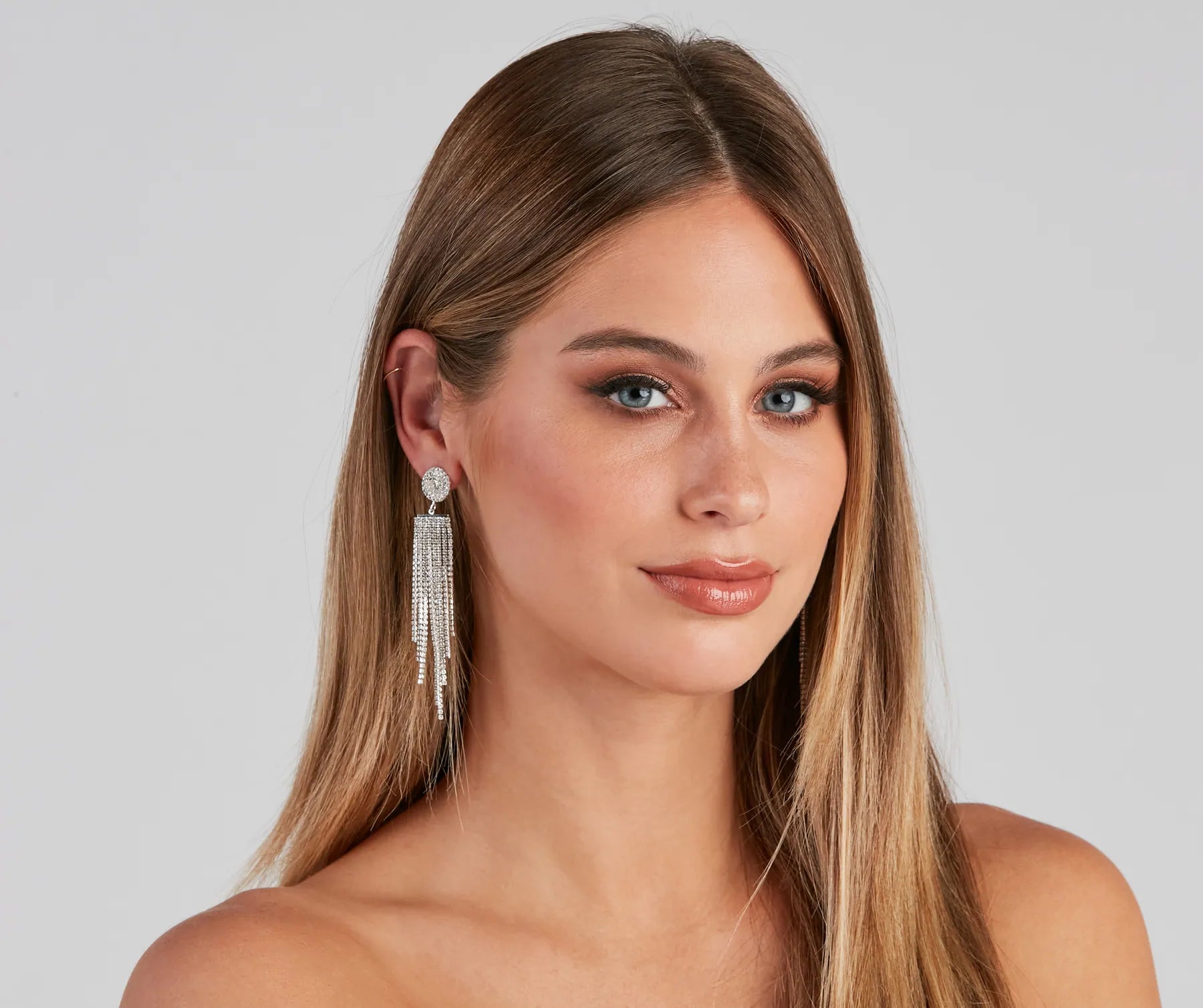 Weekend Flash Offers Bring The Dazzle Rhinestone Fringe Earrings