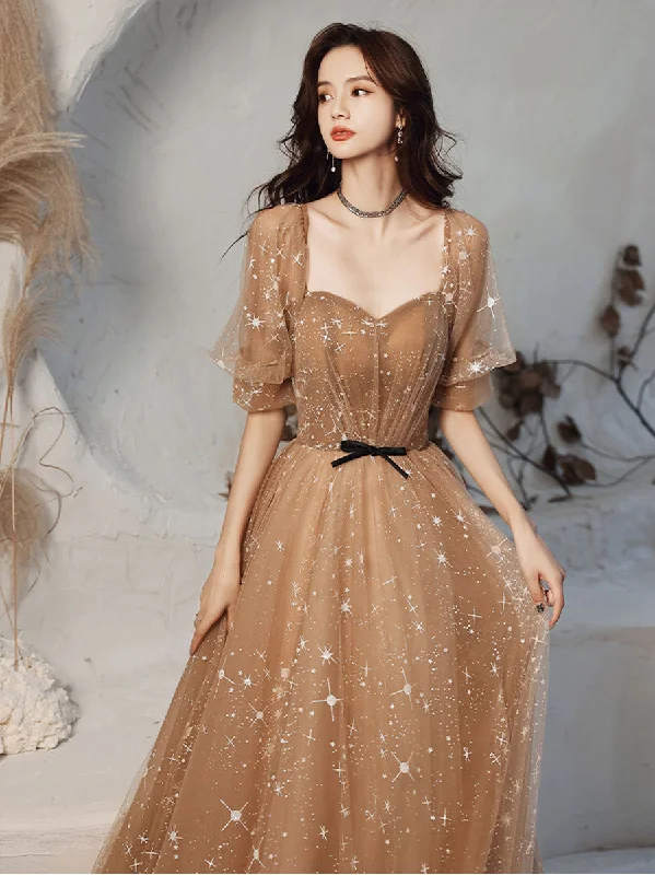Weekend Shopping Deals Galore Champagne Sweetheart Tulle Lace Long Prom Dress Lace Evening Dress Weekend Shopping Deals Galore Champagne Sweetheart Tulle Lace Long Prom Dress Lace Evening Dress