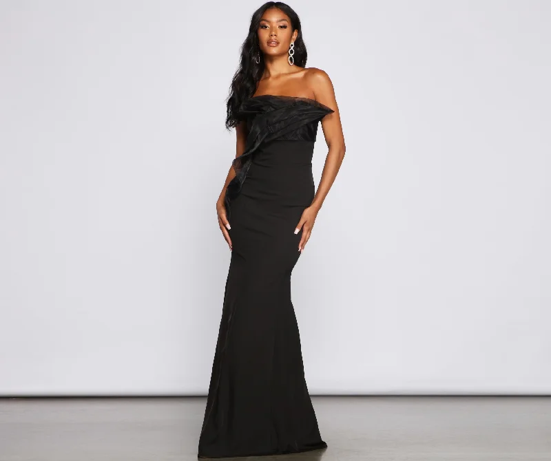 Weekend Hot Offers Milena Formal Off The Shoulder Mermaid Dress