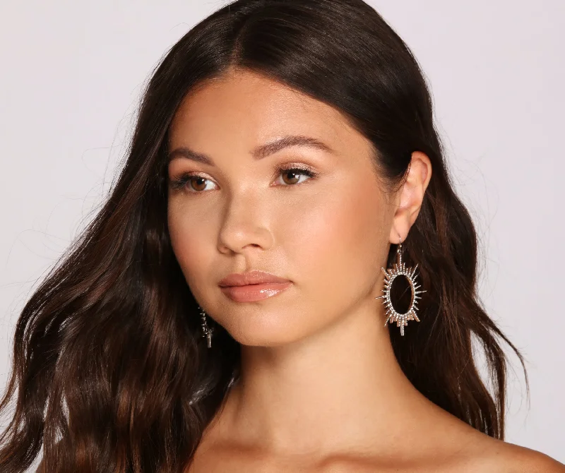Hot Savings Alert Reign And Shine Rhinestone Earrings