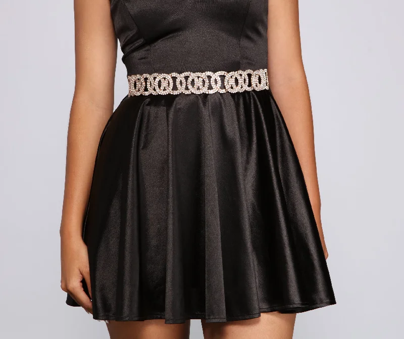 Sale Alert Reign The Night Rhinestone Belt