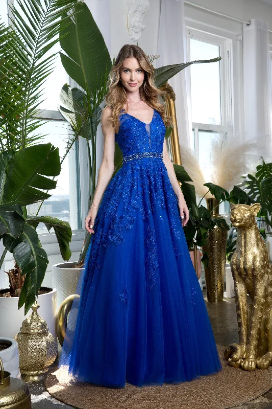 Price Slash Alert Long Formal Sleeveless Prom Ball Gown
